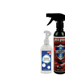عرض ملمع السيارة Shield Bright+اسبراي التنظيف الجبار Multipurpose Bubble Cleaner