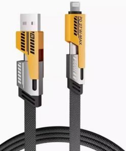 عرض Anker Power Port Nano-20W + كابل شاحن USB متعدد 15 سم، شحن سريع 3 في 1 (Lightning, Type-C & Micro USB)
