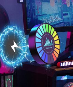 • فواحه RGB إضاءة USB تتفاعل مع الموسيقى متعدده الاستخدام