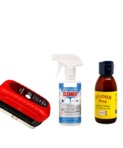 عرض منظف تكييف السيارة والبيت Cool Clean + أقوى سفنجة لتنظيف الزجاج + بلسم عسل لتلميع الجلود