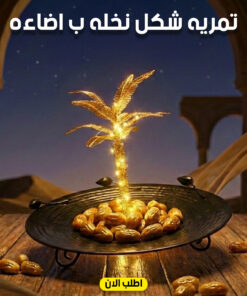 تمريه شكل نخله ب اضاءه