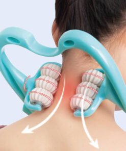 عرض جهاز مساج 4 راس شامل + جهاز تدليك الرقبة والعمود الفقري6 عجلات