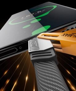 • كابل شاحن USB متعدد 15 سم، شحن سريع 65 واط 3 في 1 (Lightning, Type-C & Micro USB)