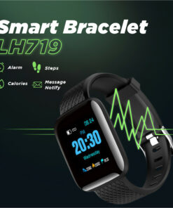 Smart Bracelet LH719 أسود