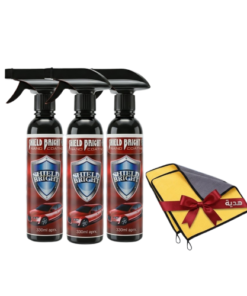 عرض : 3 قطع Shield Bright ملمع سيارات + 2 فوطة مايكروفايبر هدية