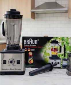 خلاط مطحنه 12000 وات BRAUN مع ضمان