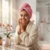 عرض فرشاة 5 في 1 + فوطة مايكروفايبر للشعر