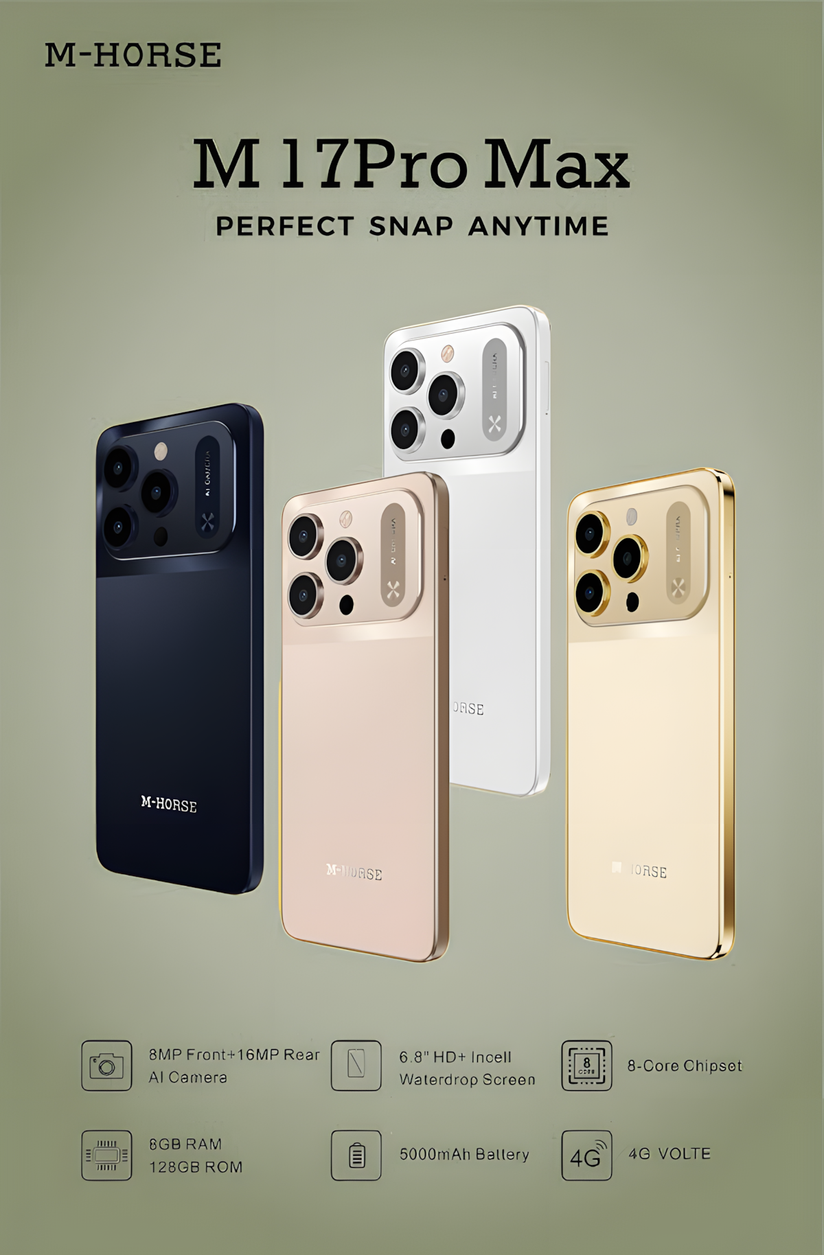 موبيل M hourse 17 Pro Max