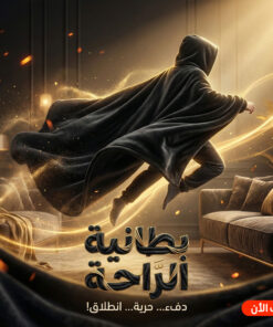 بطانيه قابله للارتداء اسود