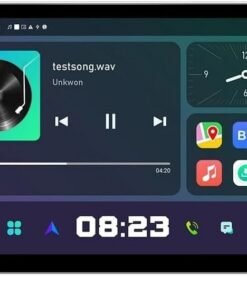 شاشة مشغل سيارة أندرويد 10.1 بوصة 4K بدقة 4/64GB يدعم CarPlay