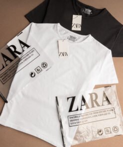 NP06 تيشرت zara بيزك نص كم باندل قطعتين (مخزن 23)