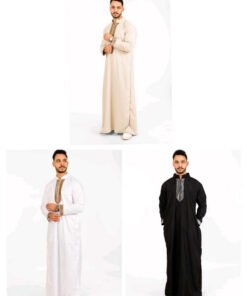 عبايه رجالي ب ياقه ( مخزنC14 )