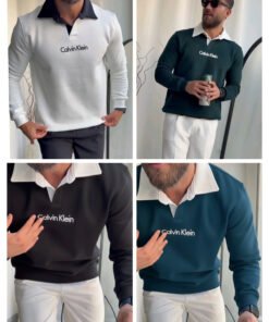 سويت شيرت Calvin Klein ياقه tee3 (مخزن323)