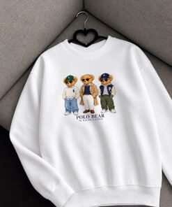 سويت شيرت three polo bear خامه قطن صافي (مخزن110)