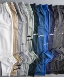 بنطلون NE14 غطس مستورد ساده 12 لون مقاسات ل 6xL ( مخزن Z13 )