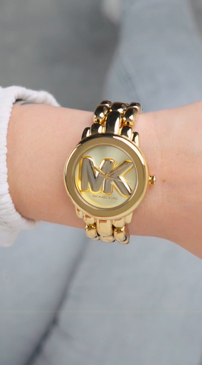 Michael Kors Phoebe باللون الذهبي - الصورة 6