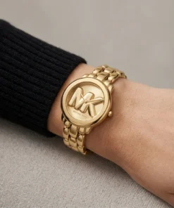 Michael Kors Phoebe باللون الذهبي - صورة 1