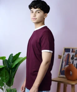 Burgundy Ringer Basic - صورة 1