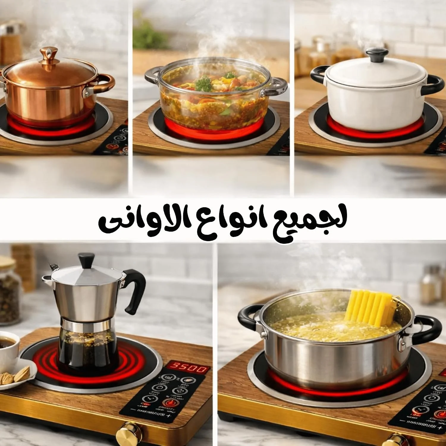 موقد سيراميك محمول يعمل بالأشعة تحت الحمراء - الصورة 5